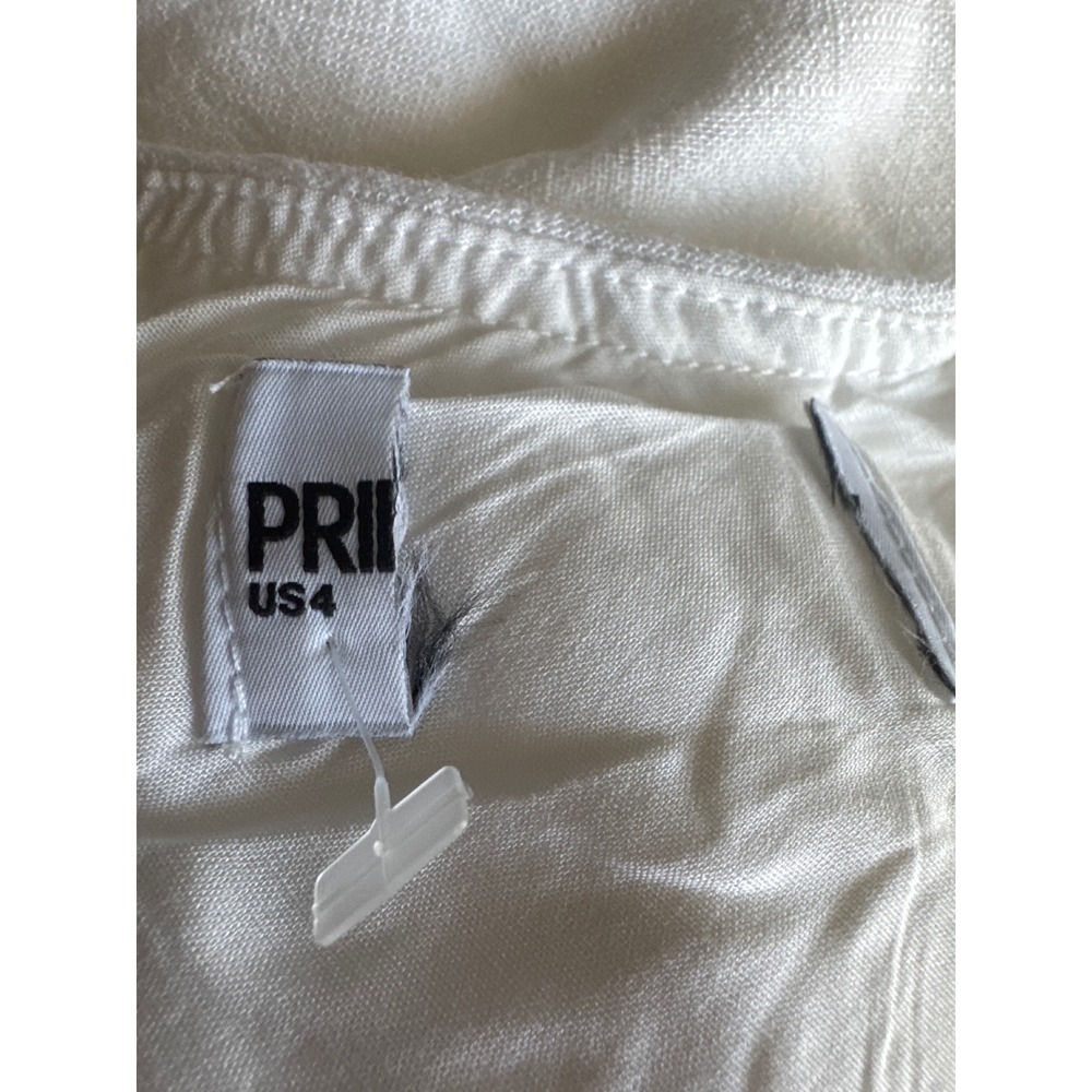 Princess Polly Lillette White Linen Maxi Dress Lace Trim Square Neck Back Tie
4 - Picture 11 of 11